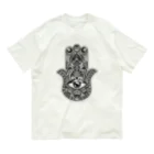 heymar のhamsa オーガニックコットンTシャツ