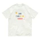 Andiamoの明日晴れるといいな オーガニックコットンTシャツ