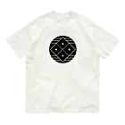 yotumeyaの四ツ目屋浪六家紋シリーズ オーガニックコットンTシャツ