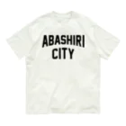 JIMOTOE Wear Local Japanの網走市 ABASHIRI CITY オーガニックコットンTシャツ