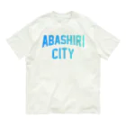 JIMOTOE Wear Local Japanの網走市 ABASHIRI CITY オーガニックコットンTシャツ