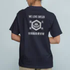 kg_shopの[★バック] WE LOVE ONSEN (ホワイト) オーガニックコットンTシャツ