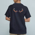 idumi-artの恋する鯉　version 2 オーガニックコットンTシャツ