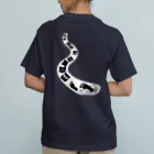 LalaHangeulの千里の道も一歩から ハングルデザイン バックプリント Organic Cotton T-Shirt