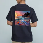 Mellow-Skyの美しすぎるハートシーグラス Organic Cotton T-Shirt