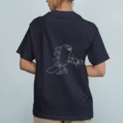 きょうりゅうしきのお茶が飲みたい恐竜 オーガニックコットンTシャツ