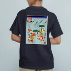 Rigelの金魚づくし にはかあめんぼう オーガニックコットンTシャツ