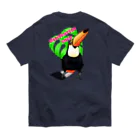 Lily bird（リリーバード）のロゴ入り オニオオハシ② オーガニックコットンTシャツ