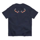 idumi-artの恋する鯉　version 2 オーガニックコットンTシャツ