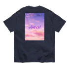 Tentative_Sensationの進め！勇気を持って困難を乗り越える言葉とイラスト Organic Cotton T-Shirt