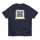 mochico_veganのDOMINION-T イエロー(格子あり/ネイビーor黒地) オーガニックコットンTシャツ