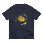 めろんぽっぷのお店だよの泳いできたよ、ニホンイシガメ （バックプリント） Organic Cotton T-Shirt