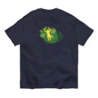 犬吠え商店の疲れを知らず泳いで（海の月） Organic Cotton T-Shirt