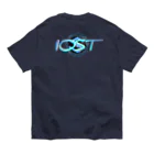 IOST_Supporter_CharityのIOST（バックプリントシリーズ）【ホッパーデザイン】 オーガニックコットンTシャツ