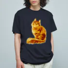 cats of hachiwabi🌱の046はちわびねこグッズ オーガニックコットンTシャツ