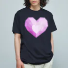 coolbeats🐝💓のgeometric Heart Organic Cotton T-Shirt