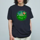 💖宇宙整体♪🌈♪こころからだチャンネル♪💖の癒しの神殿　temple of healing Organic Cotton T-Shirt