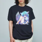 ROBOのけもみみ&けもしっぽっ子 オーガニックコットンTシャツ