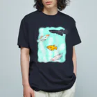 ビィチGYOGYOのメダカ　B01 オーガニックコットンTシャツ