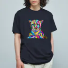 TANSU ART コレクションのカラフルジャガー Organic Cotton T-Shirt