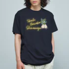 crystal-koaraのふわふわシマエナガ【Nature】 オーガニックコットンTシャツ