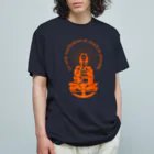 『NG （Niche・Gate）』ニッチゲート-- IN SUZURIの只管打坐h.t.(orange) オーガニックコットンTシャツ