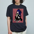 あやしいおばさん くろまめさんの○ュアアルコール（ス○ゼロ）ダスティーピンク オーガニックコットンTシャツ