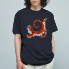 segasworksのトラちゃん（のっしのっし） オーガニックコットンTシャツ