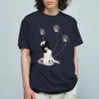 【ホラー専門店】ジルショップの虚ろで生気のない市松人形ナース オーガニックコットンTシャツ