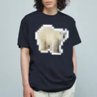 PITTEN PRODUCTSのPIXEL_ANIMAL_02(POLARBEAR) Organic Cotton T-Shirt