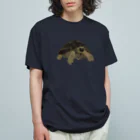 カメの歩みのギリシャリクガメ オーガニックコットンTシャツ