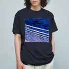 水草の波打ち際（夜） オーガニックコットンTシャツ