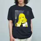 loveclonesのSKY-CLOUD-SEA 06/09 線画 ガールズイラスト Organic Cotton T-Shirt