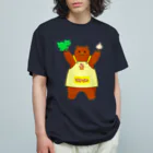 LalaHangeulの檀君神話 (단군신화)の熊さん Organic Cotton T-Shirt