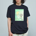 tonarichanのいぬくんとねこくん オーガニックコットンTシャツ