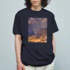 taocatのsunset sky オーガニックコットンTシャツ