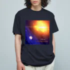 🌕朧月夜と紅茶時間☕️🫖のPlanet オーガニックコットンTシャツ