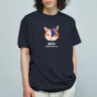 喫茶・シャム猫のSUPER CALICO CAT 1073 オーガニックコットンTシャツ