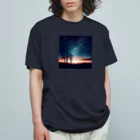 終わらない夢🌈の幻想的な夜空🌌 オーガニックコットンTシャツ