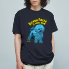 LONESOME TYPE ススのビション・フリーゼは今ここにいる（青色） オーガニックコットンTシャツ