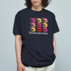 Sweet Tooth ChimeraのShrinps_9(濃色用) オーガニックコットンTシャツ