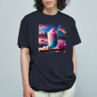 chan-takehaniのドリーミークリームソーダー オーガニックコットンTシャツ