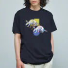 どうぶつのホネ、ときどきキョウリュウ。のツチブタのホネ Organic Cotton T-Shirt