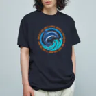 kazu_gの自由なイルカのように人生を泳ごう!心のままに Organic Cotton T-Shirt