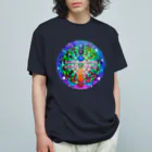 💖宇宙整体♪🌈♪こころからだチャンネル♪💖のParticles are the manifestation of light Organic Cotton T-Shirt