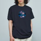 million-mindの犬だって花火鑑賞する Organic Cotton T-Shirt