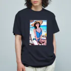 SSD-coのBeach Girl 5 Organic Cotton T-Shirt