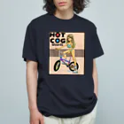 nidan-illustrationのHOT COG オーガニックコットンTシャツ