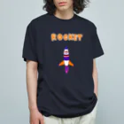 NIKORASU GOのロケット オーガニックコットンTシャツ