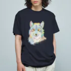 篠山。のオオカミ オーガニックコットンTシャツ